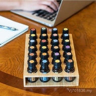 Desktop Display Rack Essential Oil Wooden Tidy-up Essential Oil Essential Oil Bamboo Wooden Storage 