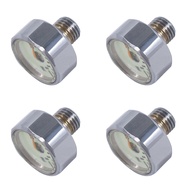 4X New Scuba Diving Bottle Pressure Gauge 1 Inch Face 350 BAR/5000 PSI 7/16Inch-20UNF Threads