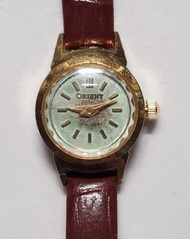 🦁經典60年代*東方錶*🐯Orient 14K R.G.P. 包金女裝斗零上鏈錶