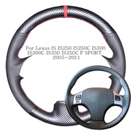 Carbon Fiber Leather Car Steering Wheel Cover For Lexus IS IS250 IS250C IS300 IS300C IS350 IS350C F 