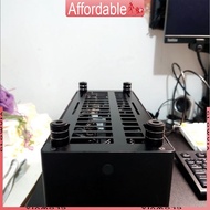 GLO Aluminum PC Chassis Amplifier Feet Shock Absorbing Amplifier Pad Heat Dissipation Increased Heig