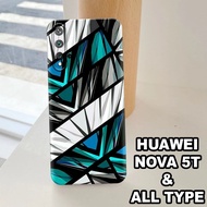 G3 - HUAWEI NOVA 5T Silicone - HUAWEI NOVA 5T pro camera Softcase - ABSTRACT Motif - Flexible rubber