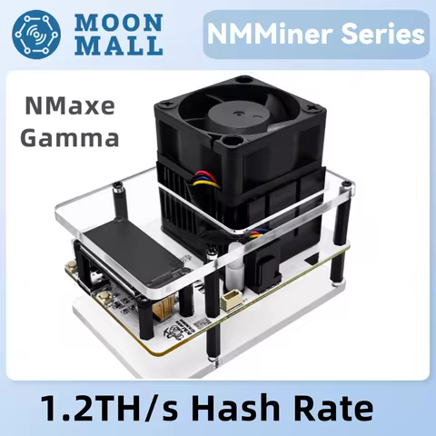 NerdMiner NMAxe Gamma BM1370 BTC SOLO Lottery Miner 1.2TH/s BTC Miner Chip Opensource Solo Bitcoin W