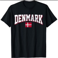 DENMARK T-SHIRT WITH SMALL FLAG MOTIF