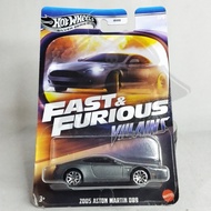 DIECAST HOTWHEELS SPECIAL CARD 2005 ASTON MARTIN DB9, HOTWHEELS FAST & FURIOUS VILLAINS