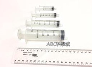 096【ABC科學城】工業用 (50支或20支) 5ml 10ml 20ml 50ml 60ml 塑膠注射針筒 注射筒