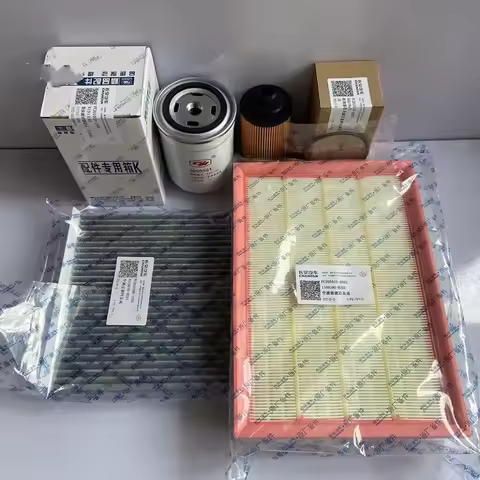 Fuel Diesel Filter Oil Filter Engine Air Filter Cabin 4 Filters a set for CHANGAN Kaicene HUNTER F70