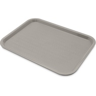 Carlisle FoodService Products CT121623 Café Standard Cafeteria / Fast Food Tray, 12" x 16", Gray