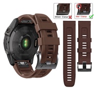 26mm 22mm Quick Fit Strap Silicone Replace Wrist Band For Garmin Fenix 7 7X 6 6X Pro 5 5X Plus 3 3HR 2 Approach S70 S60 S62