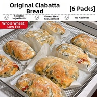 MENGXIANDAI | Low-fat No-sugar Whole Wheat Ciabatta Artisan Made Bread