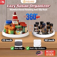 Household Lazy Susan Kitchen Spice Organizer Turntable Rotating Tray Kitchen Storage Dulang Bulat