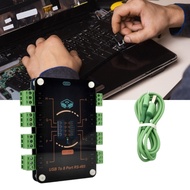 R* Type C USB to 8 Channel RS485 Independent Channel CH348 Chip Serial Converter