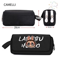 CAMELLI Labubu Pencil Bag, Cute Cartoon Large Capacity Pencil Cases,  Storage Bag