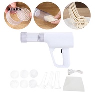 [AJAZ] Noodle Maker Machine 6 Pasta Shapes Fettuccine with Measuring Cups, Scraper Cordless Macaroni