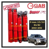 ORIGINAL GAB SUPER R HEAVY DUTY ABSORBER ISUZU DMAX D-MAX 2.5 3.0 RA RC 2002-2012  FRONT OR REAR