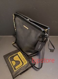 💙 Soprano 新款 型格黑色 多用途真皮手袋/ leather handbag
