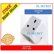 ADAPTOR 3 PIN 3 WAY - 7387