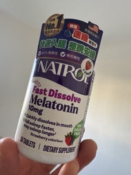 Natrol Fast Dissolve Melatonin 10mg Strawberry 30 Tablets