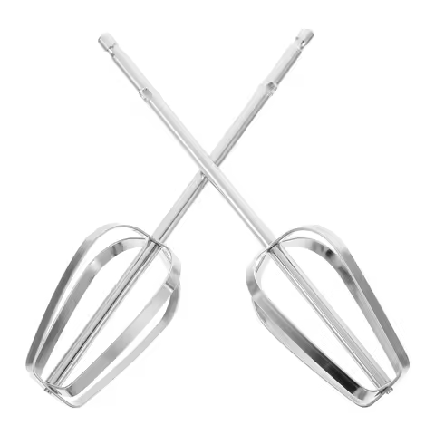 2Pcs Stainless Steel Hand Mixer Beaters Attachments Easy Install for Cream Eggs Baking Kitchen Acces
