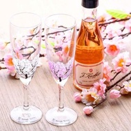 日本製 🌸桜が満開に🌸 冷感櫻花樹香檳杯🌸