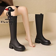 PLOVER Winter Fleece Thin Knee-High Boots