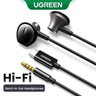 UGREEN In-Ear Earphones 3.5mm Type C Stereo Bass Wired Headphones HIFI Earphones with Mic for Samsun