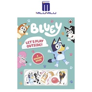 Bluey: ไปเล่นข้างนอกกันเถอะ! หนังสือแม่เหล็กปกแข็งด้วยหนังสือภาษาอังกฤษดั้งเดิมสีน้ำเงิน