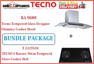 TECNO HOOD AND HOB FOR BUNDLE PACKAGE ( KA 9688 &amp; T 222TGSV ) / FREE EXPRESS DELIVERY