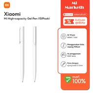 Xiaomi ปากกาเจล ปากกา ปากกาเจลความจุสูง ปากกาเจล0.5mm ปากกาหมึกเจล Highcapacity Gel Pen (10Pack)
