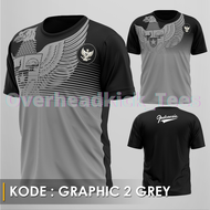 Overheadkick Tees / Kaos Indonesia Pria / Kaos Indonesia Series 2021 / Kaos Garuda Indonesia Terbaru
