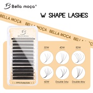 Bella Moça YY/3D/4D/5D/6D/7D/8DW Eyelashes 8-14mm D Curl 0.07 Black natural soft eyelashes
