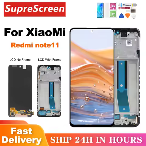 LCD For Xiaomi Redmi Note 11 2201117TG 2201117TY Display Touch Screen Digitizer Assembly For Redmi N