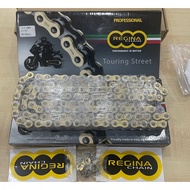 REGINA 525 128 LINKS 137ZRT Z-RING GOLD CHAIN ( 525 X128L )