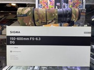 SIGMA 150-600 mm 150-600mm F5-6.3 DG for CANON EF  齊盒 超新淨 輕版長焦