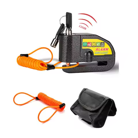 Motorcycle Alarm Disc Brake Lock Waterproof Alarm Sound Off-road Beach Knight Pedal Motorcycle Alarm