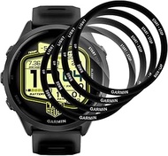 Pack of 4 HD Clear Tempered Glass Screen Protector for Garmin Forerunner 570 47 mm Protective Film, 