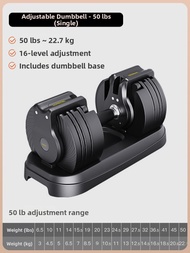 TEZEWA | Quick Adjustable Heavy Duty Steel Dumbbell Set 50kg
