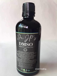 DMSO 99.98%(actual 100)100ml.Glass bottle with dropper stopper