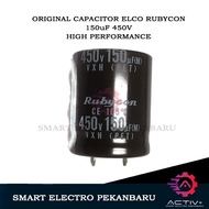 ORIGINAL ELCO CAPACITOR 150uF 450V RUBYCON Elko CAPACITOR 150 uF 450Volt 100 UF 400V 400 450 VOLT 35
