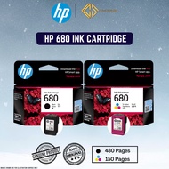 HP 680 INK ORIGINAL BLACK &amp; COLOUR PRINTER CARTRIDGES