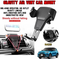 TOYOTA RAIZE Car Phone Black Mount Holder Gravity Air Vent CAR Mount | CP holder for car