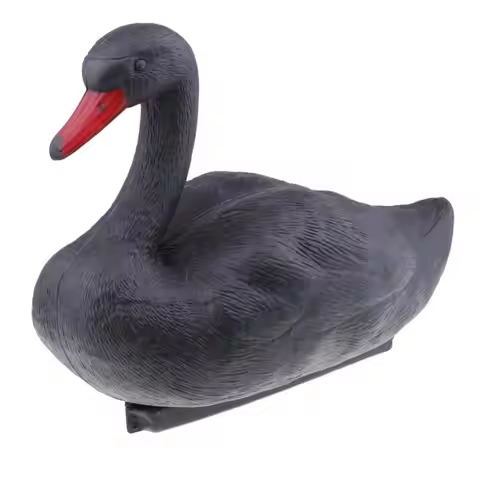 Swan Decoys Goose Decoying Lawn Ornaments Floating Swan Hunting