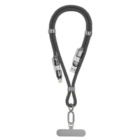 4 in 1 USB Type-C 240W Fast Charge Cable Type-C to Lightning Mobile Phone Lanyard PD27w Charging Cab