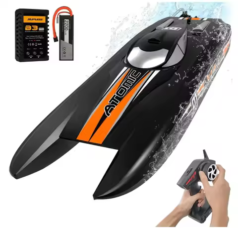 Volantexrc Brushless Atomic RTR 2.4G 792-6 RC Boat 60km/h Waterproof Reverse Water-Cooled ABS Unibod