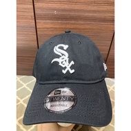 NE 9 Twenty Black Chicago White Sox Baseball Cap Strapback Adjustable