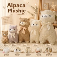 [ READY STOCK ] ALPACA PLUSHIE 35/45/55/70CMCute Alpaca Plush Toy Super Soft Stuffed Animal Kawaii L