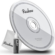 Reshow CD Cleaner Disc for CD Player - Laser Lens Cleaning Disc Cleaning Set for CD/VCD/DVD Player, Included Microfiber Cloth, Cleaning Disc and Cleaning Solution