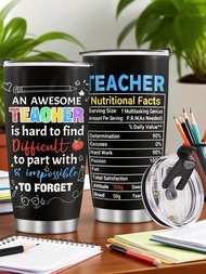 1pc 20oz/40oz Teacher Tumbler -Teacher Cups - Teacher Stainless Steel Insulated Coffee Tumblers - Gi