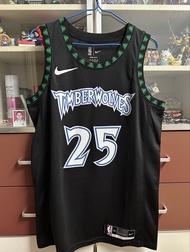 Derrick rose d rose timberwolves 木狼 jersey 球衣
