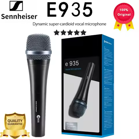 Original Sennheiser E935 Microfone Sem Fio Profissional Handheld Microphone Live Vocal Karaoke Micro
